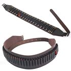 Cowhide Leather Rifle Cartridge Belt Bandolier for Rifle Shells - Hunting