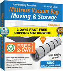 New ListingKing/Cal-King Foam Mattress Vacuum Bag for King/California King, Transparent