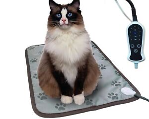 Pet Heating pad Outdoor Small Dog cat Heating pad Heated ped beds for Outside...