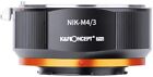 KF Updated NIK to M4/3 Adapter For Nikon Nikkor AI/F Mount Lens to Micro 4/3 MFT