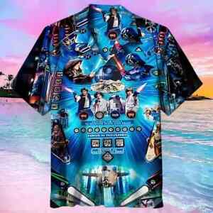 Star Wars Pinball Universal 3D Printed Hawaiian Shirt S-5XL