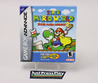 Super Mario World SM Advance 2 Nintendo Game Boy GBA 1st Release EX CIB w/Manual