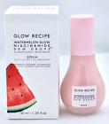 New ListingGlow Recipe Watermelon Glow Niacinamide Dew Drops Serum NIB 1.35 oz/ 40 mL