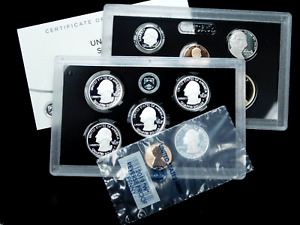 2019-S United States Mint Silver Proof Set in Box w/ Reverse Proof Cent & COA