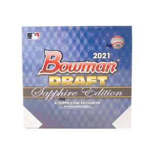 2021 Bowman Draft Sapphire Baseball MLB Factory Sealed Trading Cards Hobby Box