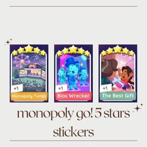 Monopoly Go!  5 star Stickers | fast delivery |