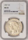1927 Peace Silver Dollar $ MS65 NGC 948625-14