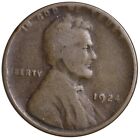 1924-D FULL DATE Lincoln Wheat Cent Penny CULL / AG / HOLE FILLER