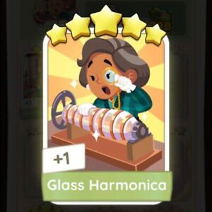 Monopoly GO Sticker 5 STAR ⭐️⭐️⭐️⭐️⭐️ - GLASS HARMONICA - Set 17 | FAST DELIVERY