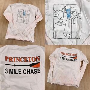 vtg t-shirt SMALL princeton university crew 3 mile chase long sleeve 00s y2k