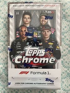2021 Topps Chrome Formula 1 Factory sealed Hobby Box - Pull An Autograph?!