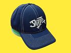G Loomis Adult Flex M/L Blue Hat Baseball Cap Fishing White Fish Skeleton Logo