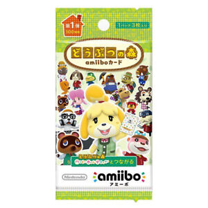 Animal Crossing Series 1 Amiibo Cards Pack Japanese Release (3-Cards) [Nintendo]