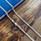 Real Solid 925 Sterling Silver Miami Cuban Mens Boys Chain Bracelet or Necklace