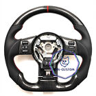 REAL CARBON FIBER Steering Wheel FOR NISSAN 350Z RED LINE W/ BLACK LEATHER
