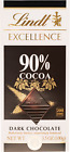 Lindt, Excellence Supreme Dark Chocolate Bar with 90% Cocoa, 100g (PACK OF 4)