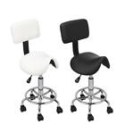Adjustable Hydraulic Swivel Saddle Stool SPA Salon Rolling Chair With Backrest