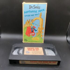 Dr Seuss Pontoffel Pock Where Are You? ABC VHS 1979 Animated Random House Tested