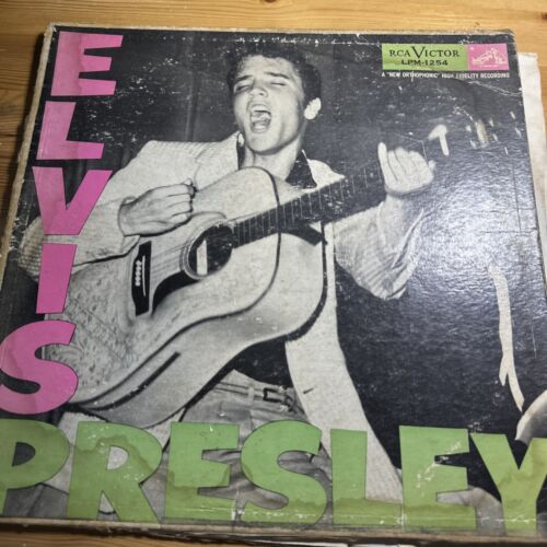New ListingELVIS PRESLEY Self Titled LP 1956 1ST PRESS MONO Vinyl RCA VICTOR LPM-1254 Debut