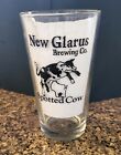 New ListingSPOTTED COW New Glarus Abell's Lounge Elkhorn Wis. pint beer glass .99 cent sale