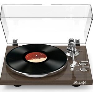 New ListingTurntables Belt-Drive Record Player with Wireless Output Connection Vinyl Player