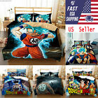 Dragon Ball Bedroom Comforter Cover Set 3Pcs Duvet Cover with Pillowcases Gift