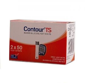 New ListingContour TS Test Strips 100 Count 100% Genuine Product Exp -( 05 / 2025 )