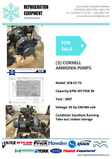 (2) Cornell Ammonia Pumps Up FOR GRABS!! FOR SALE!!
