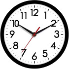 AKCISOT Wall Clock, Modern Small Wall Clocks Battery Operated 8 Inch, Silent Non
