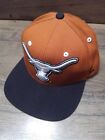 TEXAS LONGHORNS NCAA Snapback Hat Embroidered Logos Front & Back ZEPHYR Brand