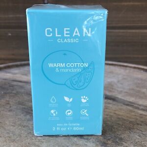 Clean Classic WARM COTTON & MANDARIN Eau de Toilette Spray 2.0 oz