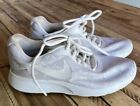Nike Tanjun White Lace Athletic Running Shoes Sneakers Size 6 Women's