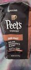 Peet's Coffee Dark Roast Ground Major Dickason's Blend 10.5oz Lot Of 4 Packs