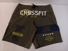Reebok Crossfit Shorts Size 36 Mens Army Green  Stretch Drawstring