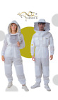 OZ Armour Beekeeping Ventilated Bee Suit 3-Layer Mesh with 2 veils- XXL Unisex