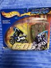 Jeremy McGrath Yamaha Hot Wheels Core Moto Motorcycle Rider Figure Track Mattel