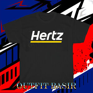 New Hertz Car rental Unisex Logo T- Shirt Funny Size S - 5XL