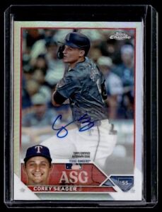 2023 Topps Chrome Update 2023 All-Star Game Autographs Corey Seager Auto Texas