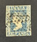 India 1854. 1/2 Blue Stamp (VFU)