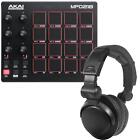 Akai Professional MPD218 Pad Controller with Collapsible Headphones