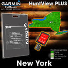 Garmin HuntView PLUS Map NEW YORK - MicroSD Birdseye Satellite Imagery 24K Hunt