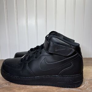 Size 10 - Nike Air Force 1 Mid '07 Triple Black