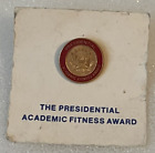Presidential Academic Fitness Award Red Border Lapel Hat Jacket Backpack Bag Pin