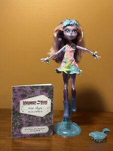Monster High Haunted Spirits River Styxx. Diary. Accessories. Stand. 2014 Mattel