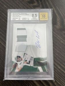 2021 National Treasures Zach Wilson RPA Holo Silver Rookie/25 BGS 8.5/10