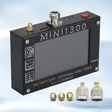 0.1-1300MHz Mini1300 HF/VHF/UHF Antenna Analyzer with 4.3