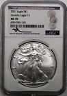New Listing2021 $1 Silver Eagle Type 1 NGC MS70 Mercanti Signature