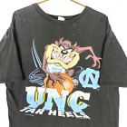 Vintage Taz North Carolina Tar Heels Warner Bros T-Shirt 2XL Black 1994 Ncaa