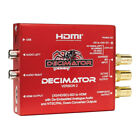 Decimator Version 2 Simultaneously Scales SDI to HDMI and NTSC PAL with Audio
