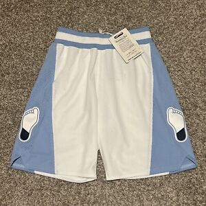 Mitchell & Ness North Carolina UNC 1983 White Blue Shorts Men’s Size Small (36)